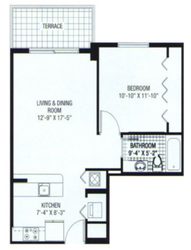 Unit 1-8 Floorplan