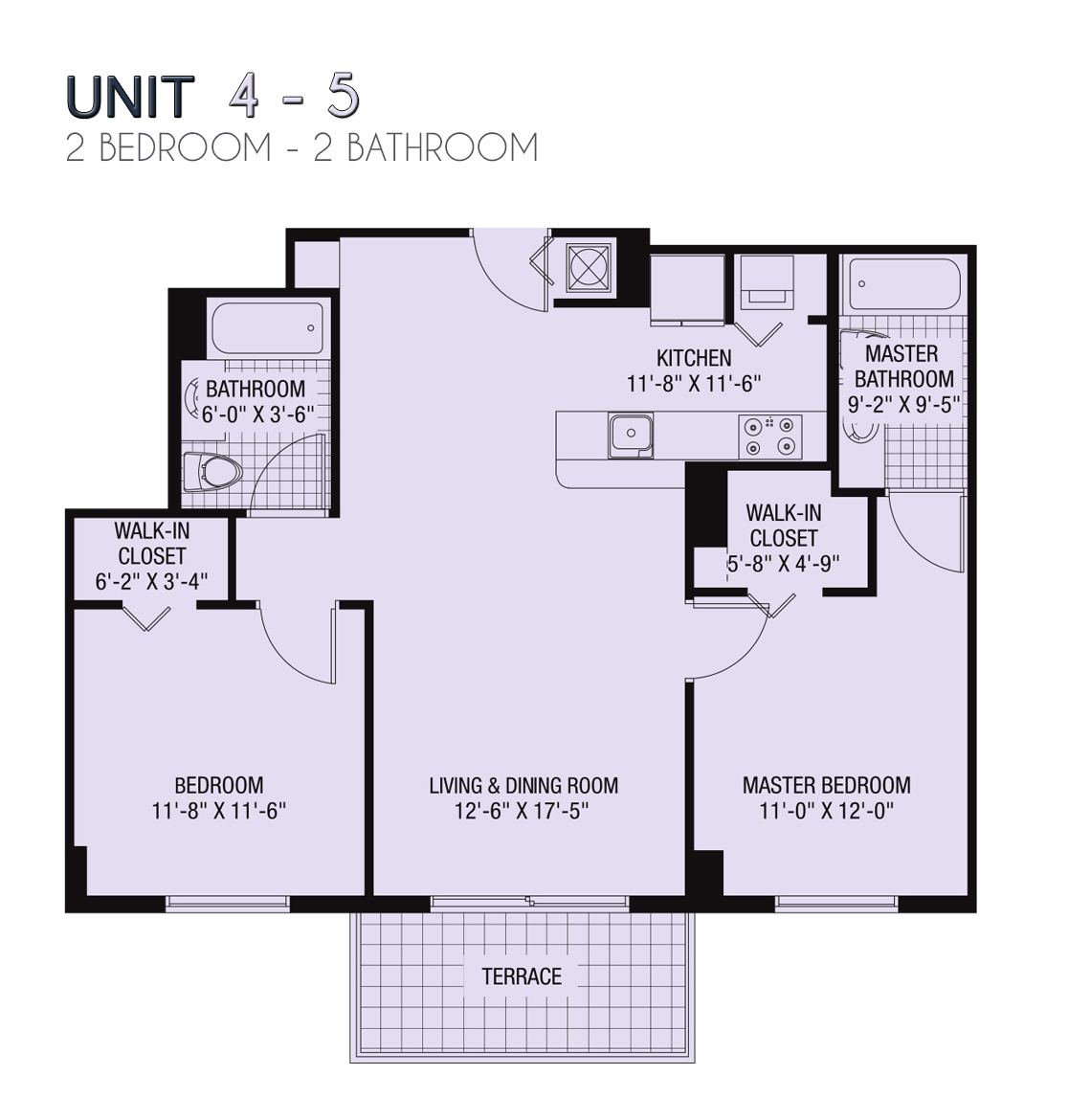 Unit 4-5 Floorplan