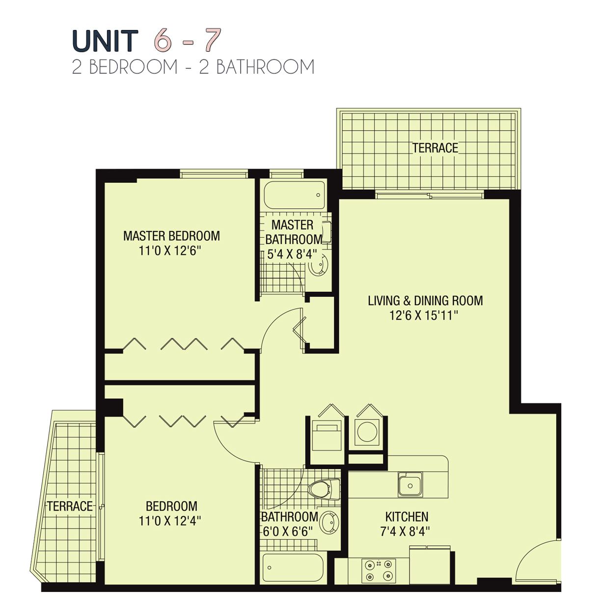 Unit 6-7 Floorplan